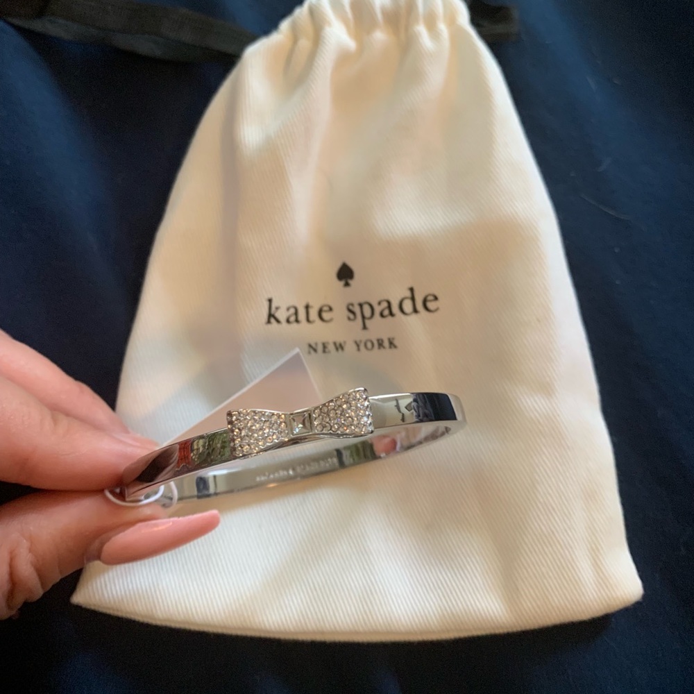 Kate Spade Silver Bow Bracelet